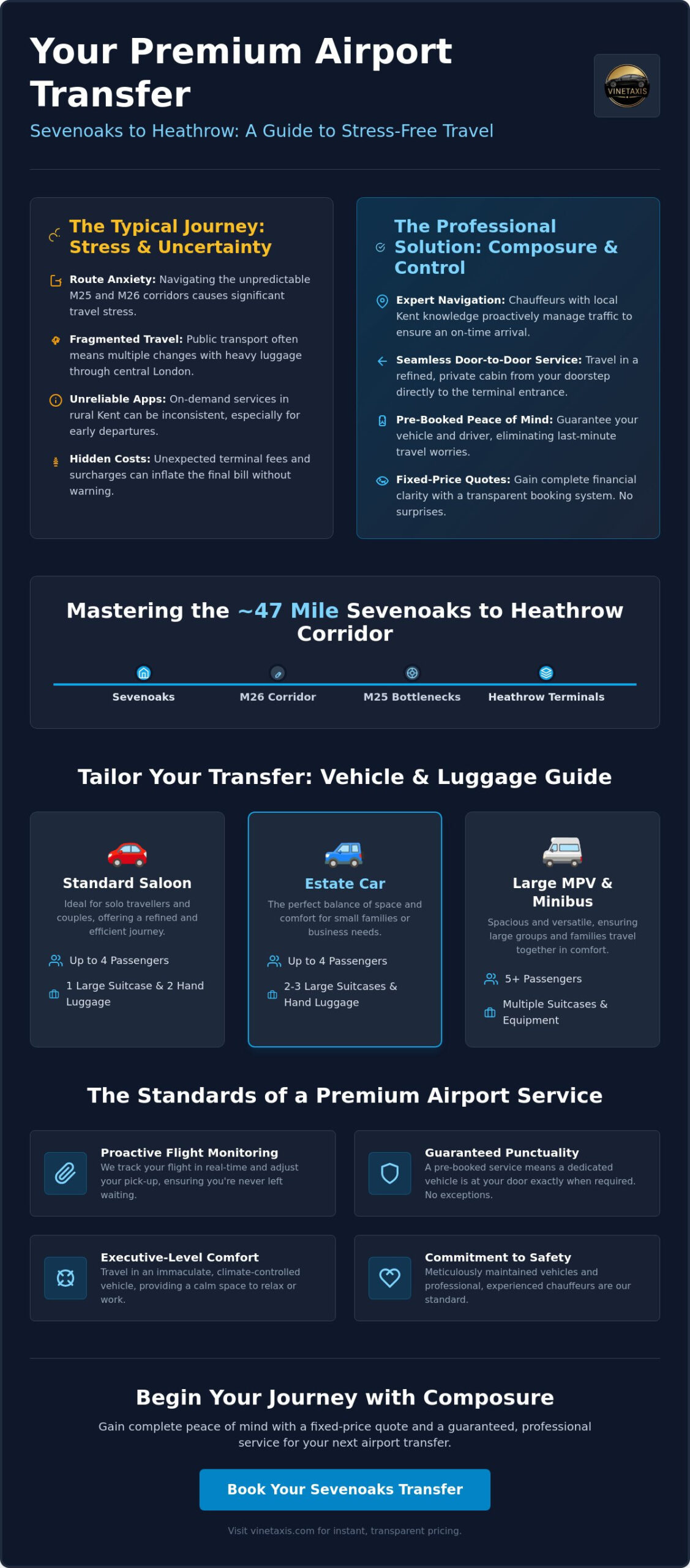 Sevenoaks to Heathrow Airport Transfer: The Definitive Guide to a Seamless Journey