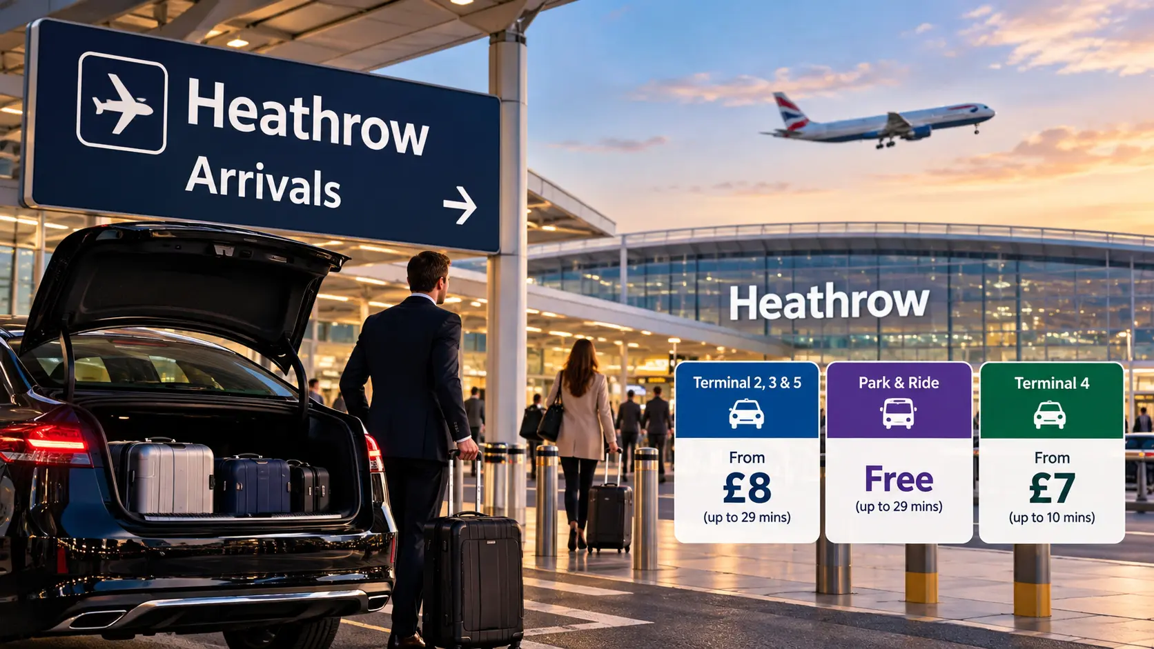 Heathrow airport pickup charges