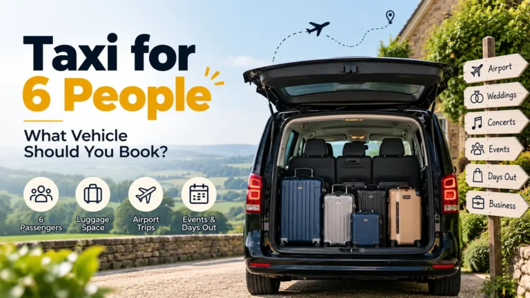 Taxi for 6 People: What Vehicle Should You Book?
