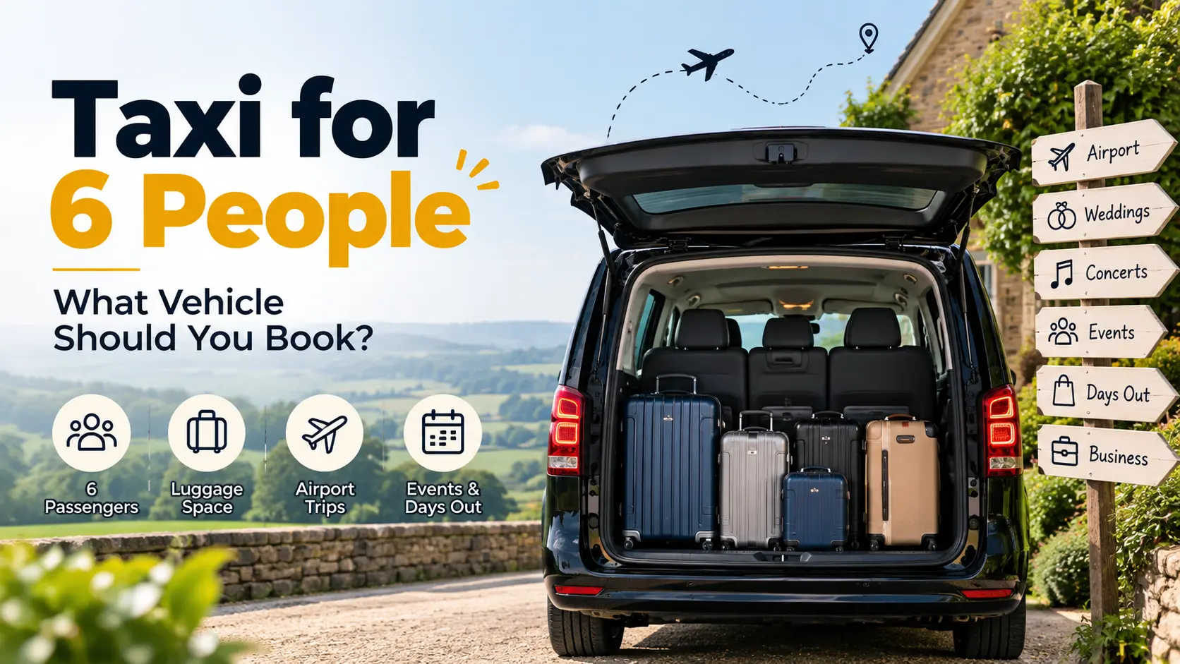 Taxi for 6 People