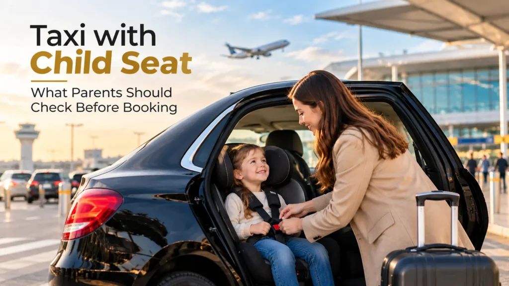 taxi with child seat
